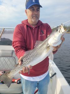 Angler with one 24-inch fish in NC