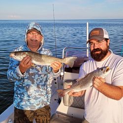 Spotted weakfish caught while fishing in NC