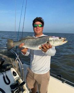 Spotted weakfish caught in Manns Harbor