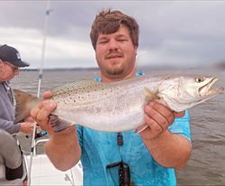 Spotted weakfish, 24 inches, caught while fishing in NC
