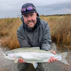 Coho salmon caught while fishing in St. Joseph