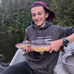 Fisherman enjoying a day of fishing in St. Joseph