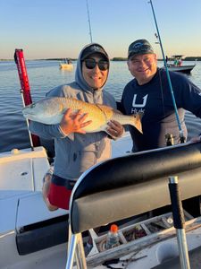 One redfish caught by two people in LA