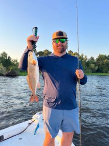 Redfish caught while fishing in Lafitte