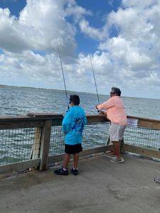 Man fishing in TX