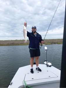 One person fishing in Texas