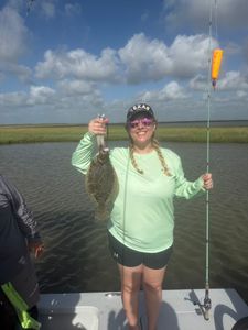 Summer Flounder caught while fishing in Port Lavaca