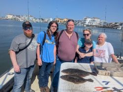 Anglers fishing in Atlantic City