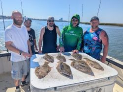 Five people fishing in Atlantic City