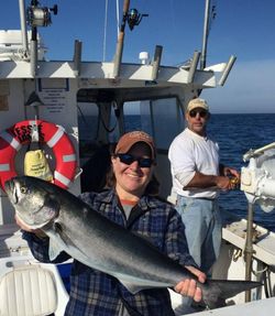 A large great barracuda fish caught in NJ