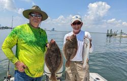 3 summer flounder fish caught in atlantic city