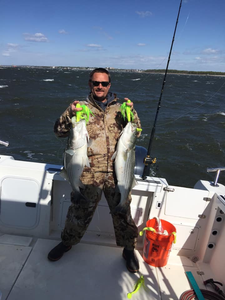 Striped bass fishing in Neptune