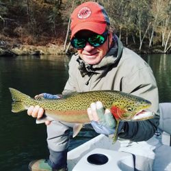 A rainbow trout caught in CA