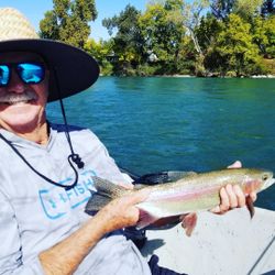 Person fishing in Redding