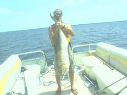 Enjoying a fun fishing cruise in Gulf Breeze