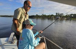 Two anglers fishing in FL