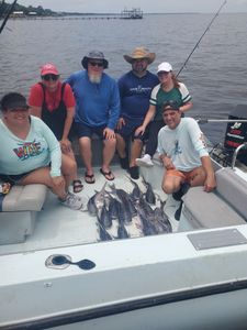 Group of 6 people enjoying cruises, fishing, and tours in Florida