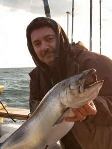 A lone angler fishing in Ontario