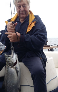 A person fishing in Toronto