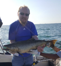 Rainbow trout fish caught in Toronto