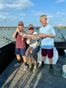 Fishing adventure at Port Clinton with a blue catfish