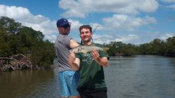 Snook, a 17-inch fish caught by 2 people in Naples