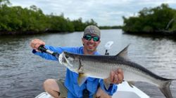 Tarpon fish caught while fishing in Naples