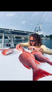 Time for some Snappers! Pensacola Fishing Charters
