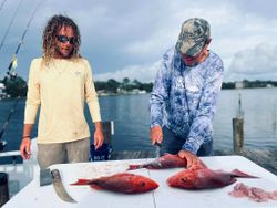 Top Pensacola Fishing Guides, Filleting our catch!