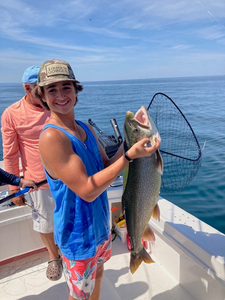 Angler with a big fish in Buffalo