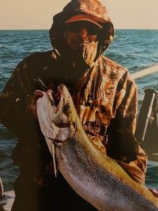 A lone angler fishing in NY