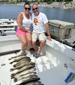 Two people fishing in Buffalo