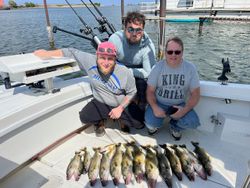 Three anglers fishing in Buffalo