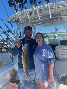 Anglers with their catch in Buffalo