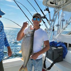 Chinook salmon, 26 inches, caught while fishing in Buffalo