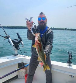 Angler fishing in New York