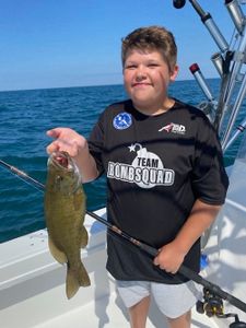 One person fishing in Buffalo