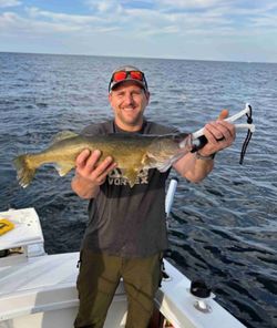 Angler fishing in Buffalo