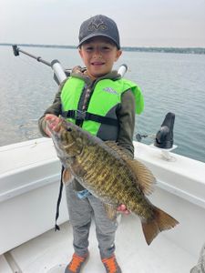 Fishing in Buffalo with one fish