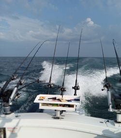 Scenic view of New York City skyline