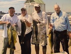 Group Fishing In Lake Erie, Ny