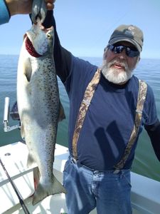 Caught a beautiful rainbow trout in NY