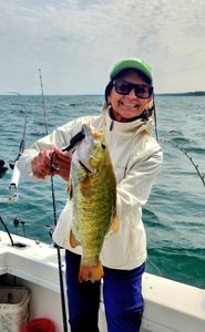 Smallmouth bass caught fishing in NY