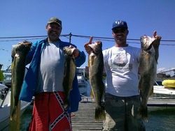 4 big fish caught by 2 people in Buffalo