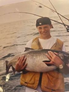Angler fishing in NY, best day ever