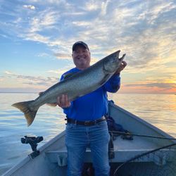 Angler fishing in New York