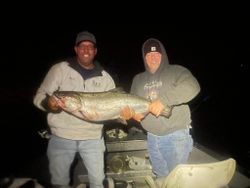 Photograph of a 25-inch Coho Salmon caught while fishing in Pulaski