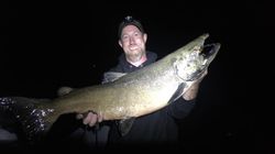 Coho salmon caught in Pulaski