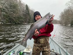 Trophy fish in Salmon River