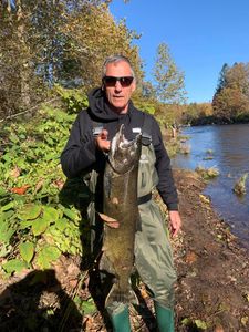 A Pulaski-caught rainbow trout